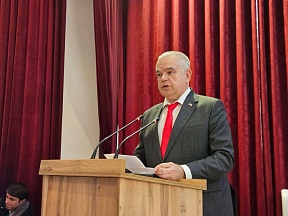 22 ноября 2024 года Посол России в Таджикистане С.В.Григорьев принял участие в открытии Международной научно-практической конференции «XIV Ломоносовские чтения»